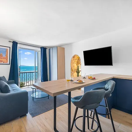 Appartement Les Sablettes - Cosy Vue Mer, Vieux *