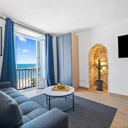 Les Sablettes - Cosy Vue Mer, Vieux Lägenhet Menton