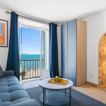 Les Sablettes - Cosy Vue Mer, Vieux Apartment Menton