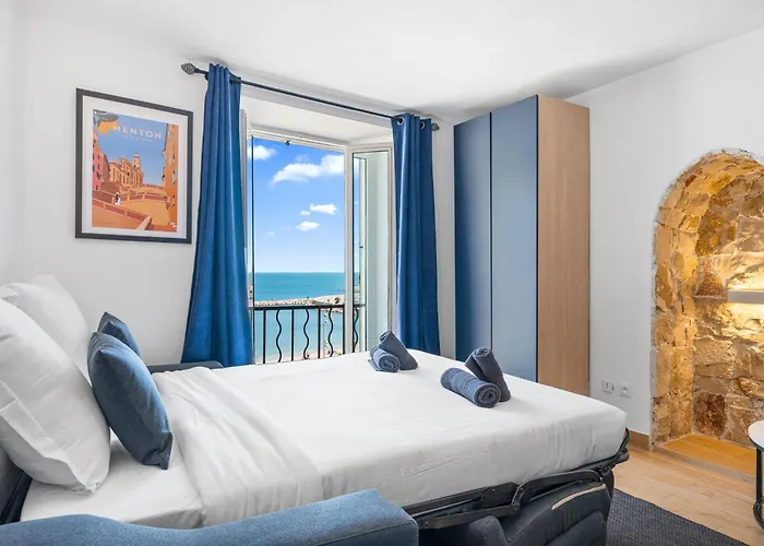 Les Sablettes - Cosy Vue Mer, Vieux شقة *